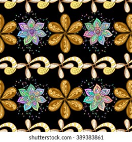 Abstract beautiful background, royal, damask ornament, vintage, rich seamless pattern, luxury, artistic vector wallpaper, floral, oldest style fashioned arabesque fabric for decoration and design