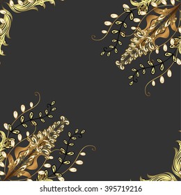 Abstract beautiful background, royal, damask ornament, vintage, rich seamless pattern, luxury, artistic vector wallpaper, floral, oldest style fashioned arabesque fabric for decoration and design