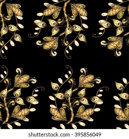 Abstract beautiful background, royal, damask ornament, vintage, rich seamless pattern, luxury, artistic vector wallpaper, floral, oldest style fashioned arabesque fabric for decoration and design