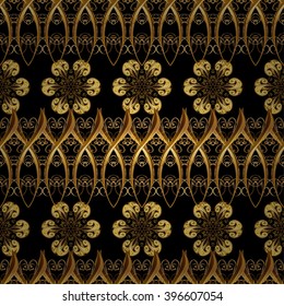 Abstract beautiful background, royal, damask ornament, vintage, rich seamless pattern, luxury, artistic vector wallpaper, floral, oldest style fashioned arabesque fabric for decoration and design