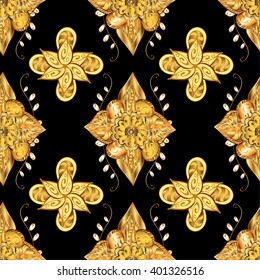 Abstract beautiful background, royal, damask ornament, vintage, rich seamless pattern, luxury, artistic vector wallpaper, floral, oldest style fashioned arabesque fabric for decoration and design