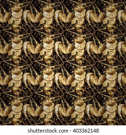 Abstract beautiful background, royal, damask ornament, vintage, rich seamless pattern, luxury, artistic vector wallpaper, floral, oldest style fashioned arabesque fabric for decoration and design