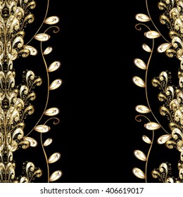 Abstract beautiful background, royal, damask ornament, vintage, rich seamless pattern, luxury, artistic vector wallpaper, floral, oldest style fashioned arabesque fabric for decoration and design