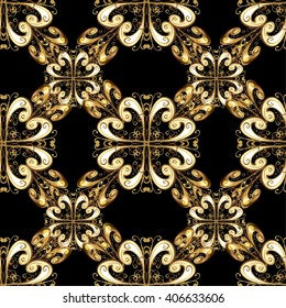 Abstract beautiful background, royal, damask ornament, vintage, rich seamless pattern, luxury, artistic vector wallpaper, floral, oldest style fashioned arabesque fabric for decoration and design