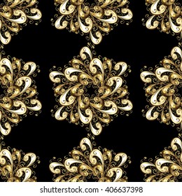 Abstract beautiful background, royal, damask ornament, vintage, rich seamless pattern, luxury, artistic vector wallpaper, floral, oldest style fashioned arabesque fabric for decoration and design