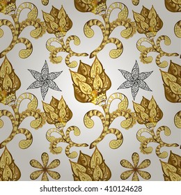 Abstract beautiful background, royal, damask ornament, vintage, rich seamless pattern, luxury, artistic vector wallpaper, floral, oldest style fashioned arabesque fabric for decoration and design