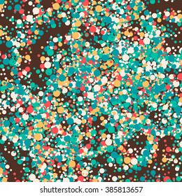 Abstract beautiful background vector. Colorful dots illustration background card