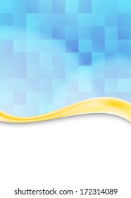 Abstract beautiful banner - modern background. Vector illustration