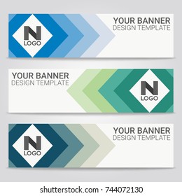 Abstract beautiful banner template background, Vector illustration ,Design for business presentation ,Header web and cards template