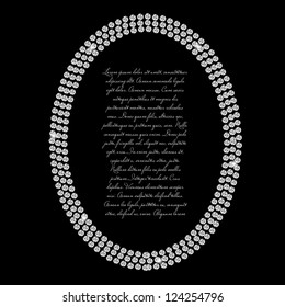 Abstract beautiful black diamond background vector illustration