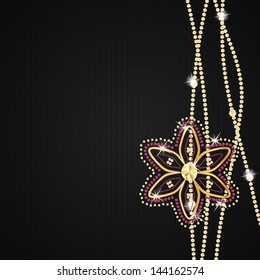 Abstract beautiful black diamond background vector illustration
