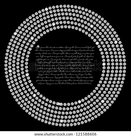 Abstract beautiful black diamond background vector illustration