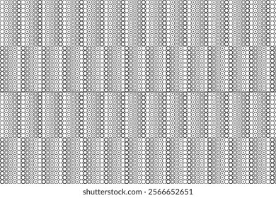 Abstract Beautiful Black And White Pattern Design 