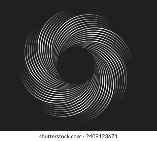 Abstract Beautiful Blend design, logo, lines and spiral