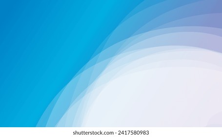 Abstract beautiful blue wavy background