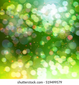 abstract beautiful bokeh glowing space colorful background