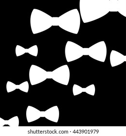 abstract beautiful bow on a black background.