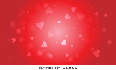 Abstract beautiful bright transparent textured vintage spring summer red background on Valentine's Day vector illustration. Perfect for textile, wallpapers, greetings card and backgrounds