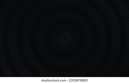 Resumen Hermoso fondo negro con puntos circulares, se puede usar para diseños de negocios, presentaciones o cualquier diseño adecuado.