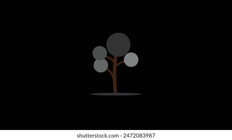 Abstract beautiful Collection Realistic Trees Isolated, Collection Realistic Trees Isolated.