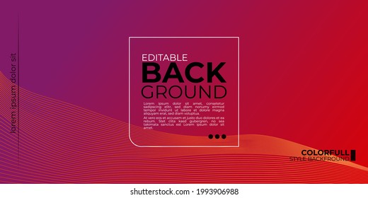 abstract beautiful color  background with  gradient. curvy, flowing. suitable for banner, poster, landing page, wallpaper, home screen, theme. vector eps10