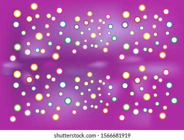 abstract beautiful colorful bubble background