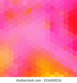 Abstract beautiful colorful hexagonal background 