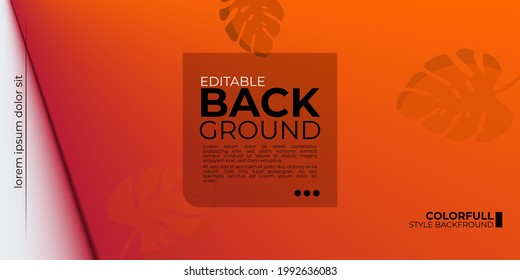 abstract beautiful colorfull background with  gradient. curvy, flowing. suitable for banner, poster, landing page, wallpaper, home screen, theme. vector eps10