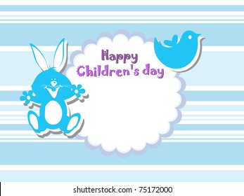 abstract beautiful concept background for happy children's day