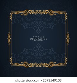 Abstract beautiful decorative floral frame ethnic background vector