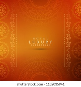 Abstract beautiful decorative luxury vector background