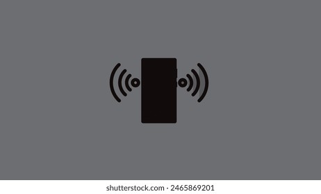 abstracto hermoso diseño ilustración de teléfono inteligente aislado,