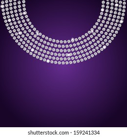 Abstract beautiful diamond background vector illustration