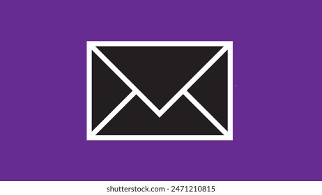 Abstract beautiful Email envelope icon vector design illustration.