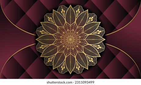 Abstract beautiful floral mandala background design. Beautiful floral mandala greeting card.Decoration, Decorative, Ornament, Ornamental, India, Indian, invitation,Turkish, Bohemian, Damask,