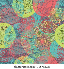 abstract beautiful floral seamless pattern