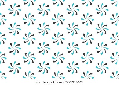 Abstract beautiful flower pattern design art
