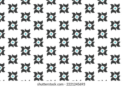 Abstract beautiful flower pattern design art
