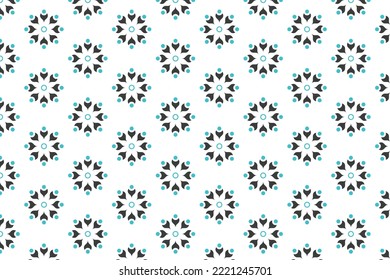 Abstract beautiful flower pattern design art
