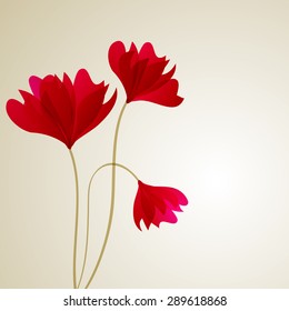 Abstract Beautiful Flower vector background. EPS 10