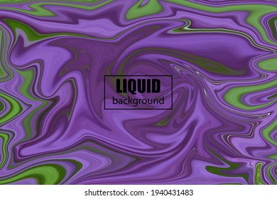 Abstract beautiful fluid flow vector background, design element