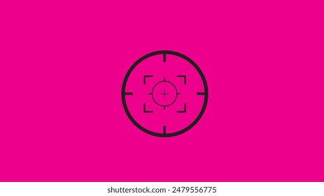 Abstract beautiful Focus Icon ,line vector icon,graphic design of outdoor photography,Camera vector icon design. 
