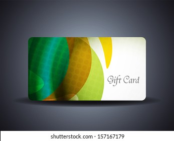 abstract beautiful gift card design. vector illustration