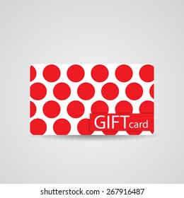 Abstract Beautiful Gift Card Design, Vector Illustration.