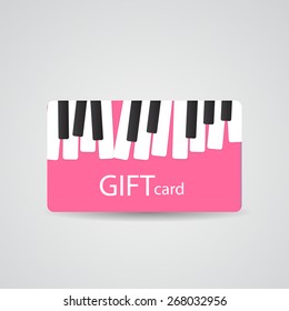 Abstract Beautiful Gift Card Design, Vector Illustration.