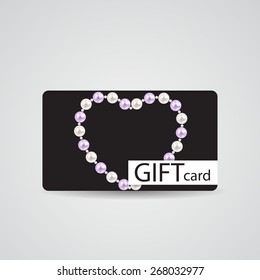 Abstract Beautiful Gift Card Design, Vector Illustration.