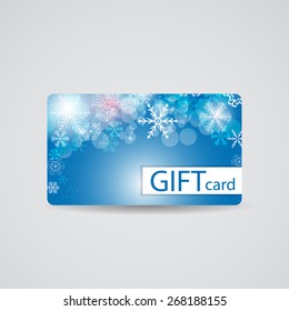 Abstract Beautiful Gift Card Design, Vector Illustration.