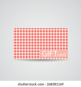 Abstract Beautiful Gift Card Design, Vector Illustration.