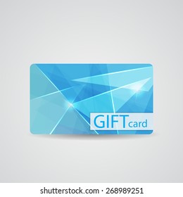 Abstract Beautiful Gift Card Design, Vector Illustration.