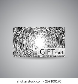 Abstract Beautiful Gift Card Design, Vector Illustration.